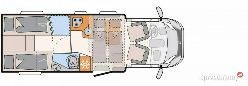 samochody kempingowe Dethleffs TREND T7057 EB Gaj