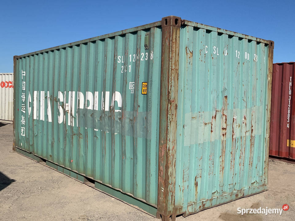 Kontener morski magazynowy 20DV 6 metrowy Mrągowo