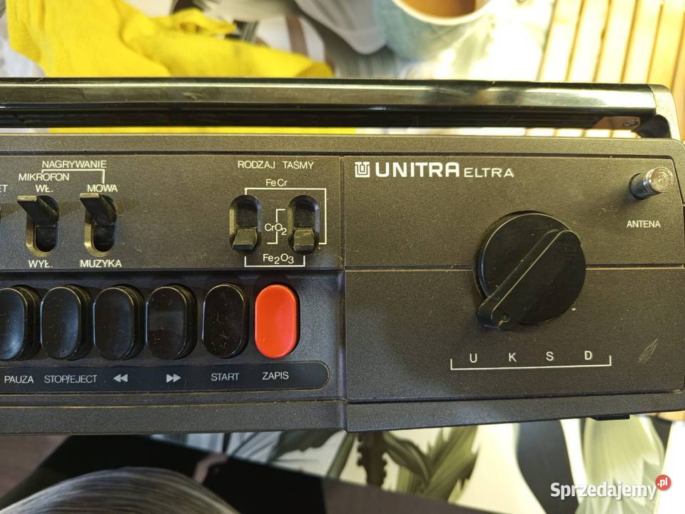 Zabytkowy radiomagnetofon śląskie Gliwice