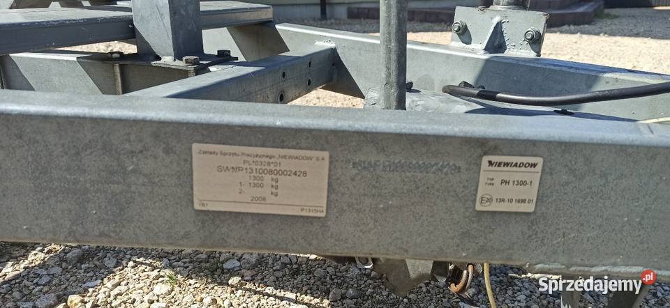 Solidna Przyczepa Podłodziowa Niewiadów DMC 1300 sprzedam