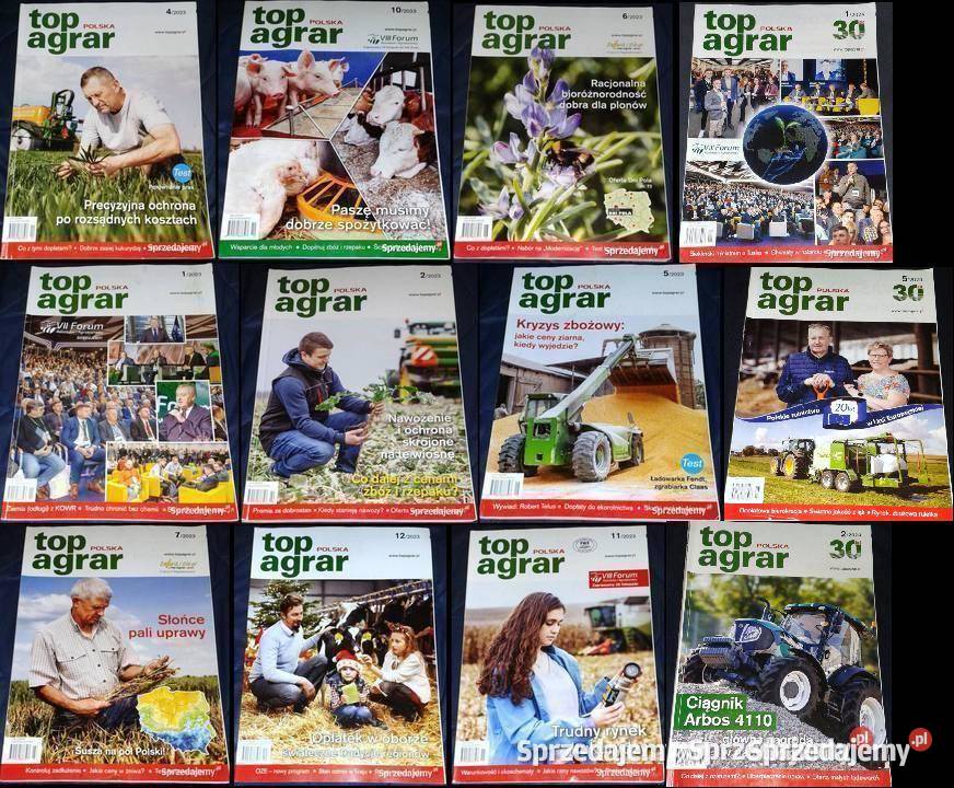 Top Agrar Polska wyd 2023 2024 11 egzemplarzy Chełm