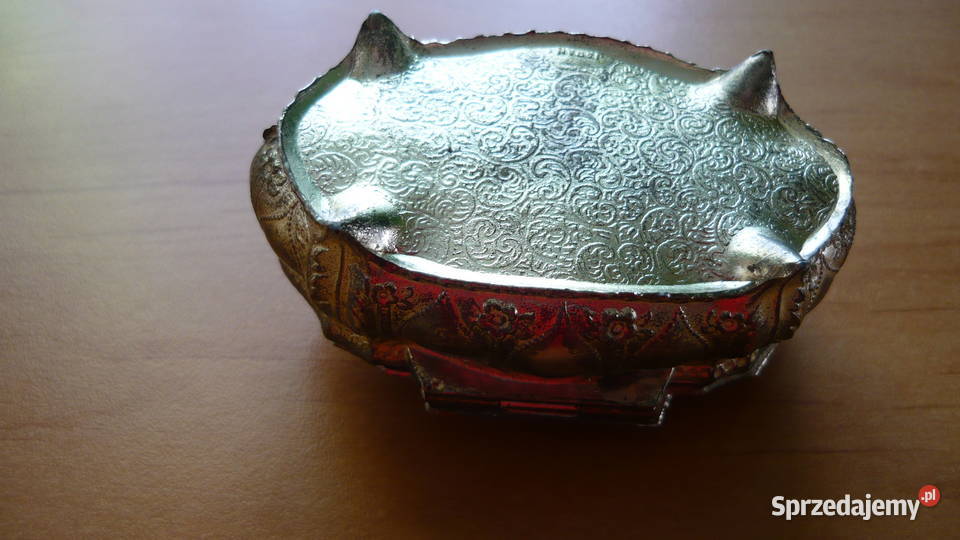 Szkatułka platerowana Myszków