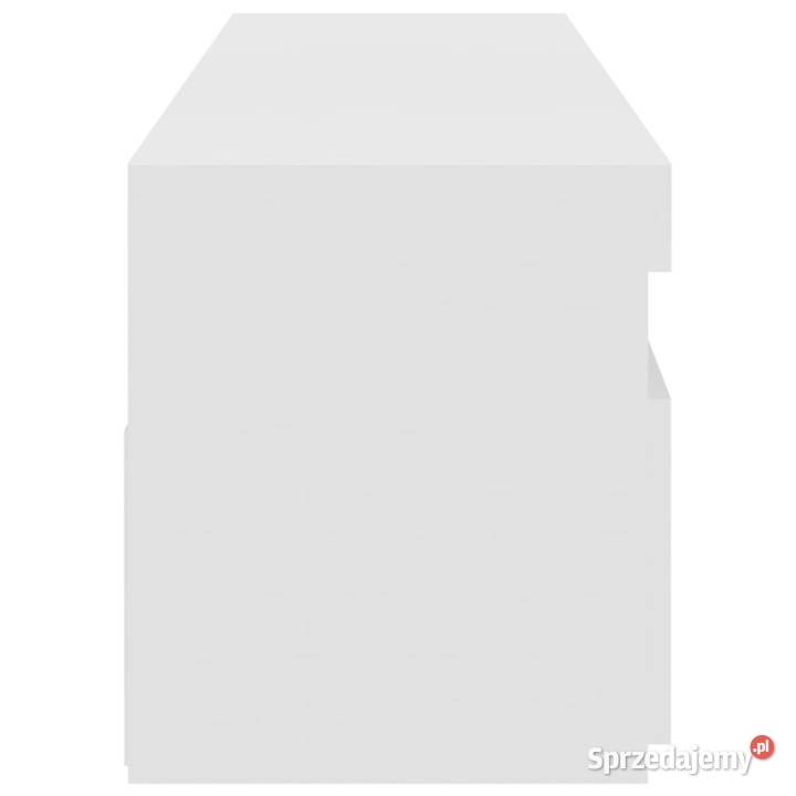 Szafki pod TV z oświetleniem LED 2 białe Warszawa
