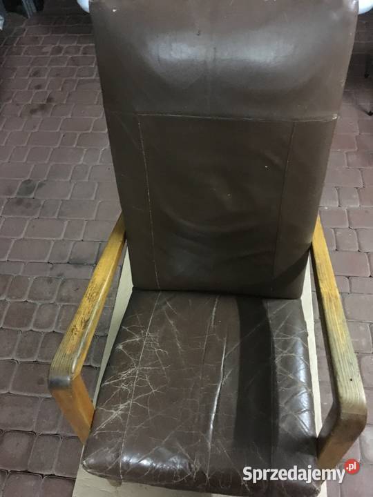 Fotel pokojowy skórzany Ożarów Mazowiecki