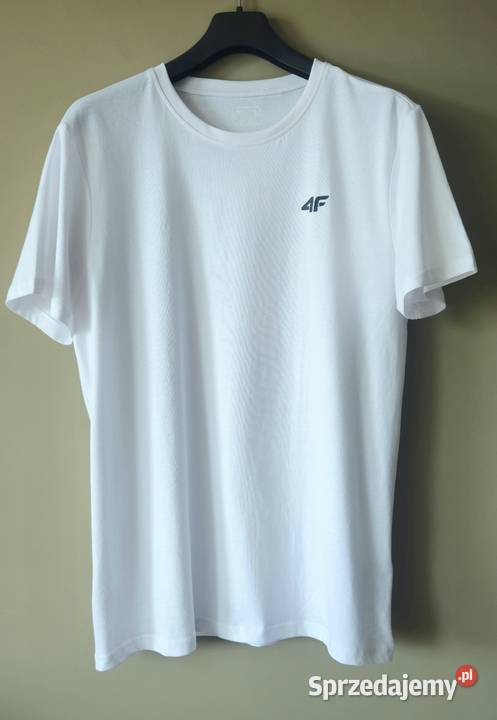 4F tshirt męski rozmiar L biały Lublin