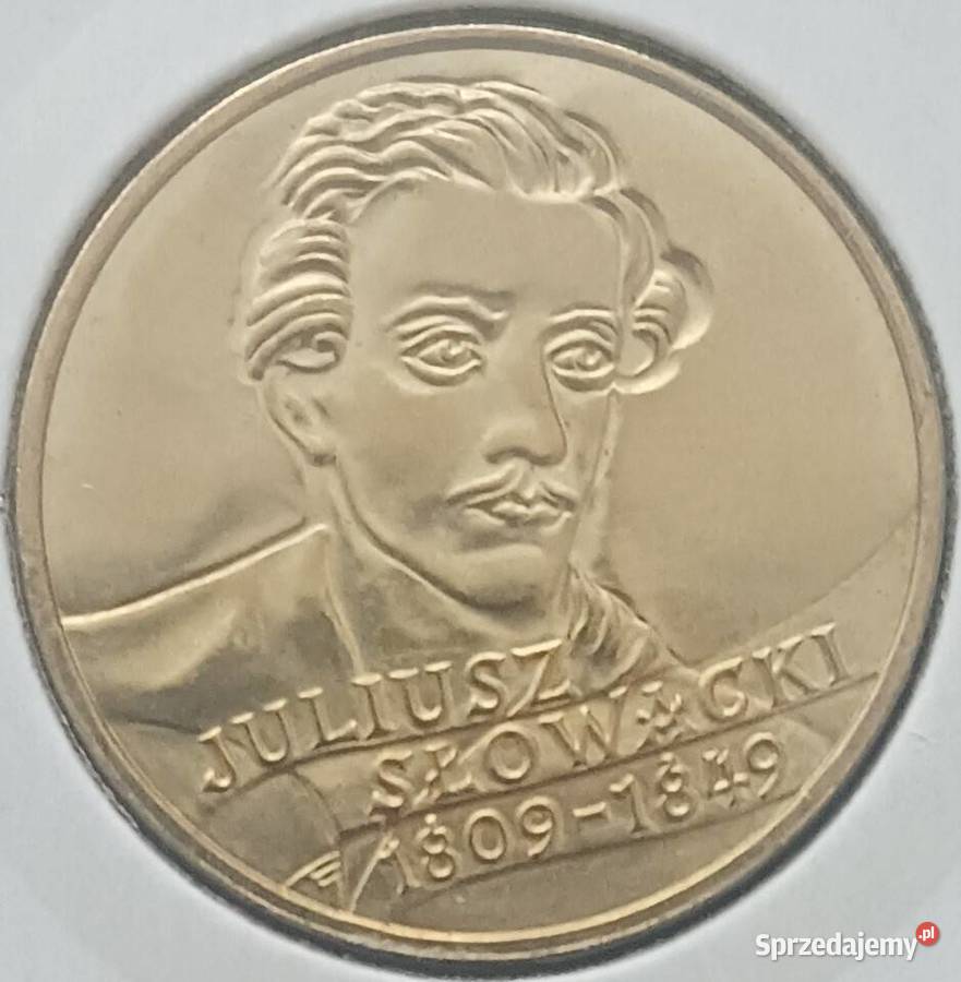 2 Juliusz Słowacki 1999 r mennicze holder Konin sprzedam