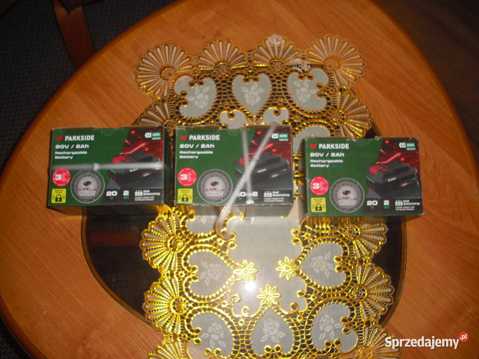 Sprzedam nowe baterie Parkside 20v 2a20v4a Psary
