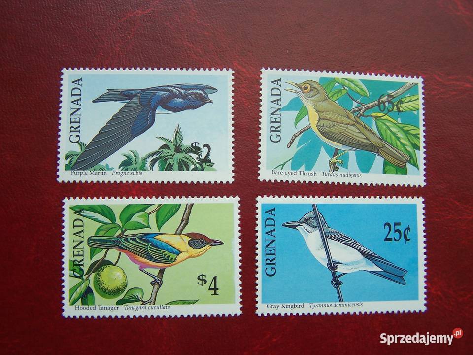 Grenada 1990 MNH Fauna Ptaki śląskie Tychy