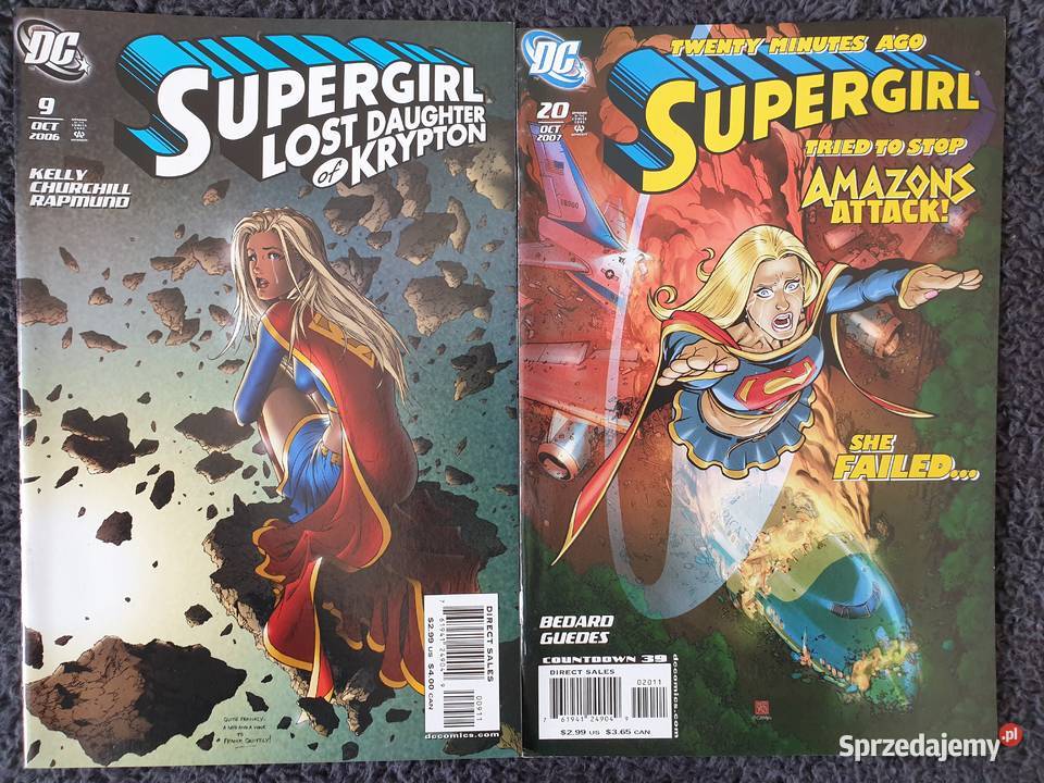 Supergirl zestaw 20 komiksów DC USA pomorskie Gdynia sprzedam