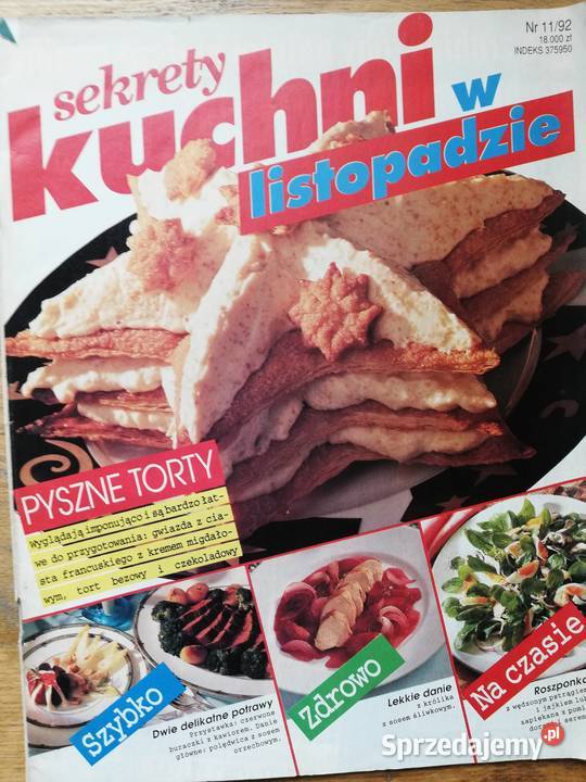 Sekrety kuchni w listopadzie 1192 miękka sprzedam
