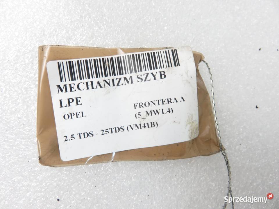 PODNOŚNIK SZYBY LEWY PRZEDNI OPEL FRONTERA A małopolskie