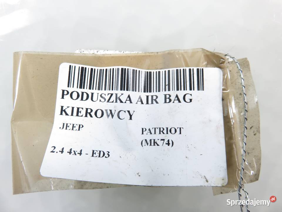 PODUSZKA KIEROWCY JEEP PATRIOT MK74 P0YD59XDVAE