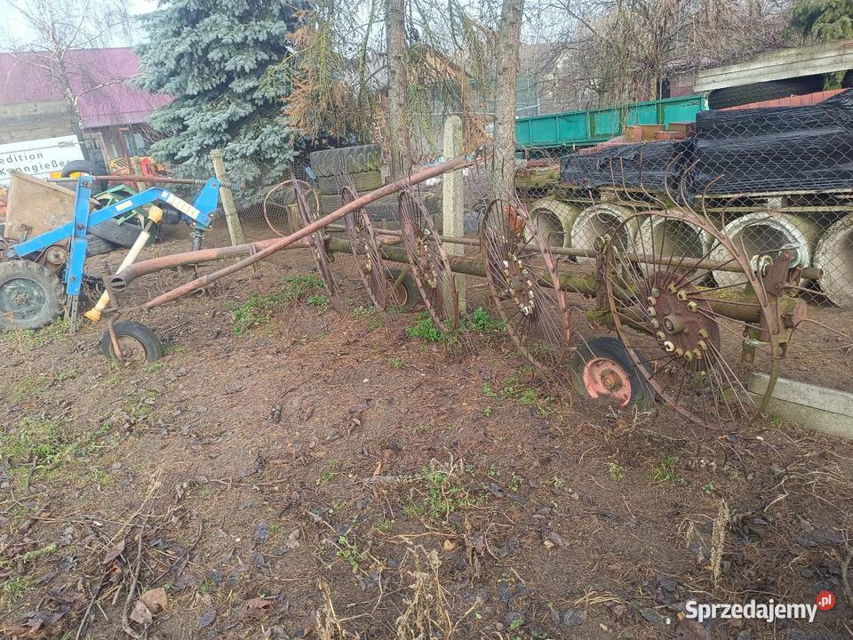 Grabiarka przetrząsarka do siana słomy 5 gwiazd nieuszkodzony Chmielnik