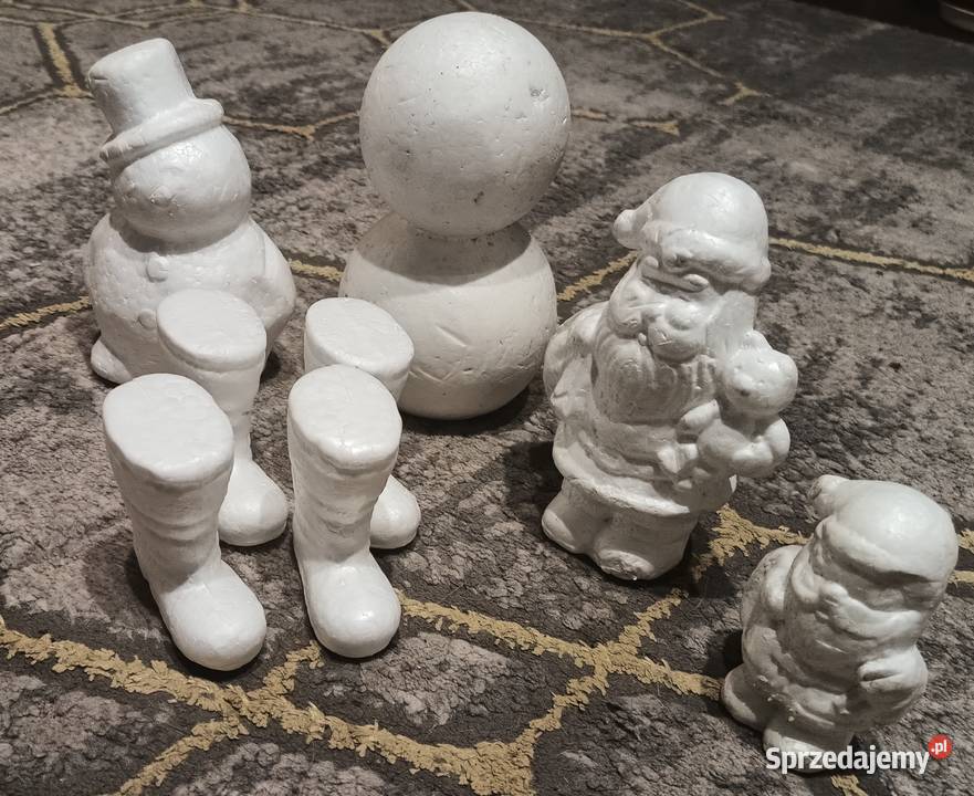 Zestaw figurek że styropianu 8 Boże Narodzenie Krajno-Parcele