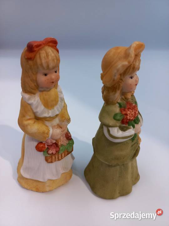 Figurki biskwitoweceramiczne dziewczynki anglia Porcelana i szkło Inowrocław