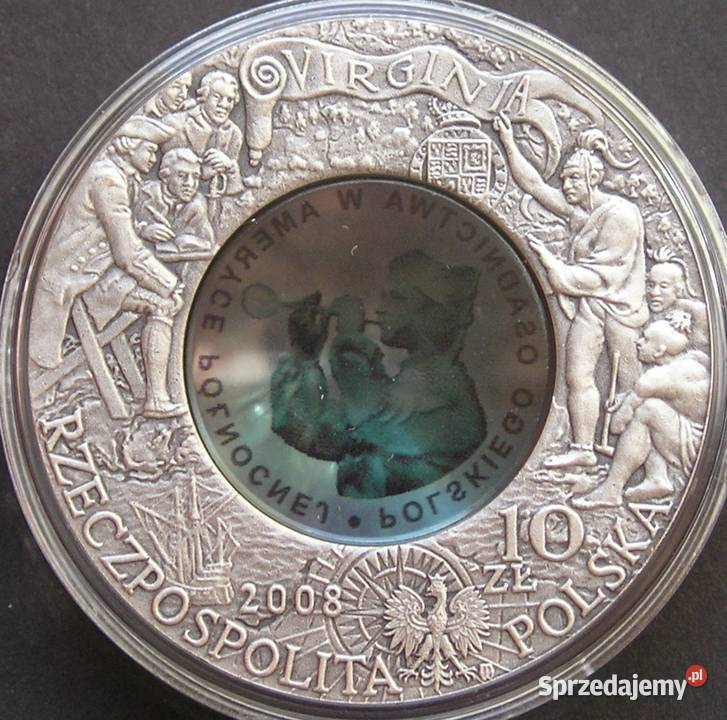 Polska 10 złotych 2006 SREBRO Osadnictwo w Łódź