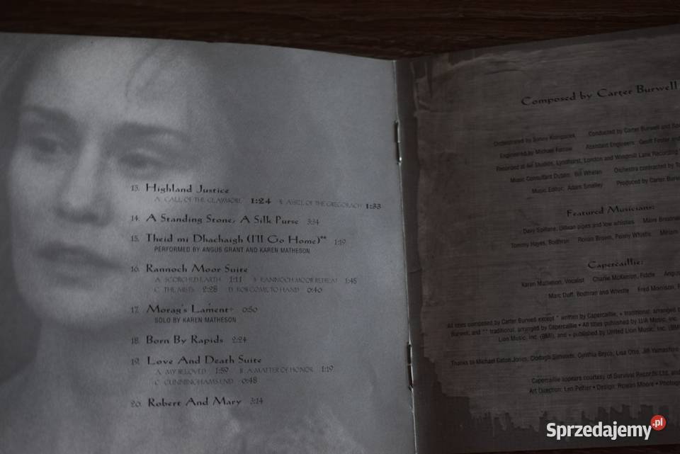 Rob Roy Carter Burwell muzyka filmowa Obserwuj Chełmno