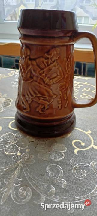 kufel porcelit PRL Łódź