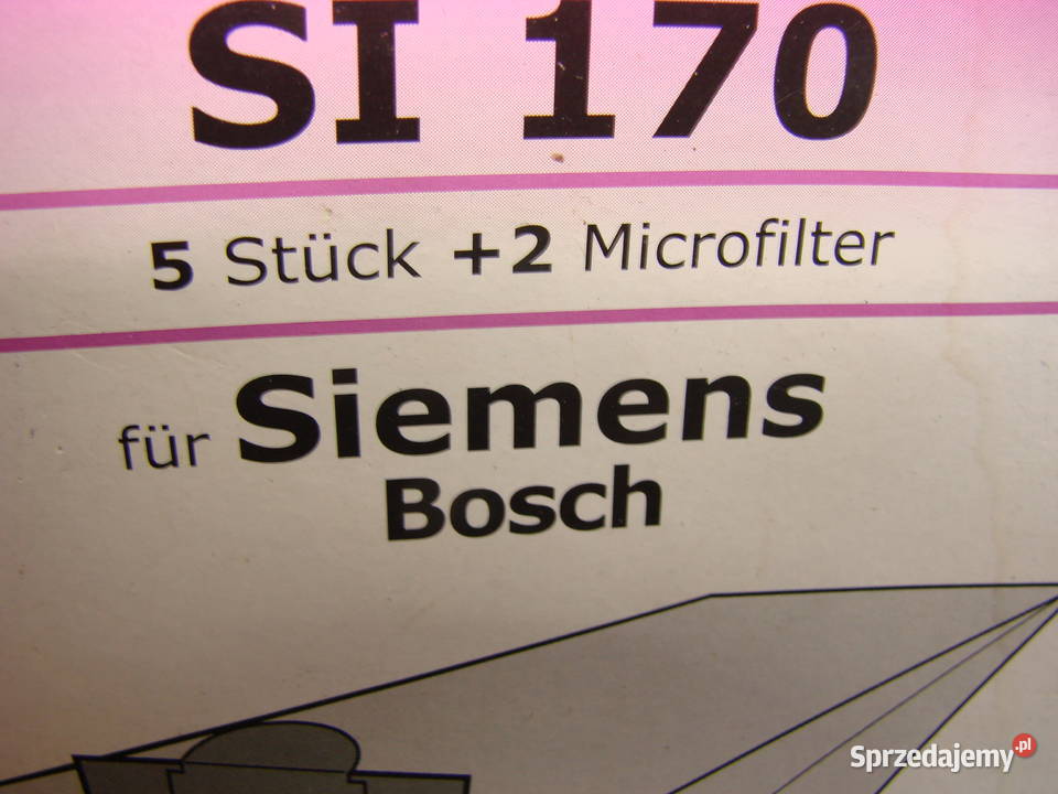 worki do odkurzacza Siemens VS90200 Bosch BBS Pruszcz Gdański sprzedam