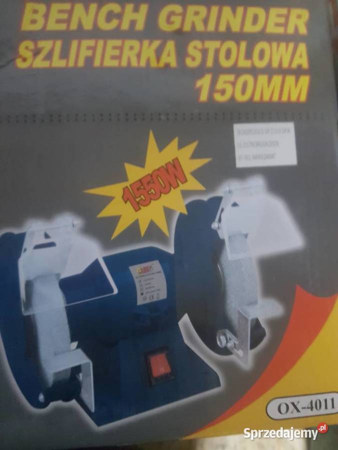 Szlifierka Stołowa Dwa Kamienie 125 mm 1550W