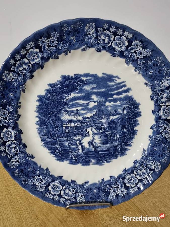 TALERZ DEKORACYJNY OZDOBNY ANGIELSKI ANCHOR Wola Podłężna