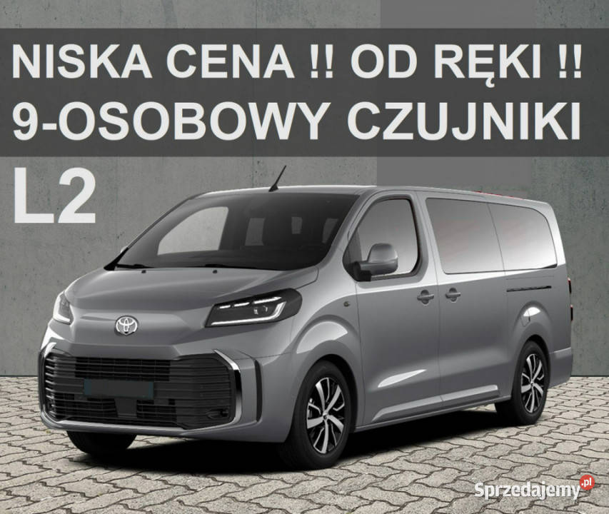 Toyota Proace Verso 2,0 144KM 9-os. Dostępny od ręki Super Niska Cena Czuj…