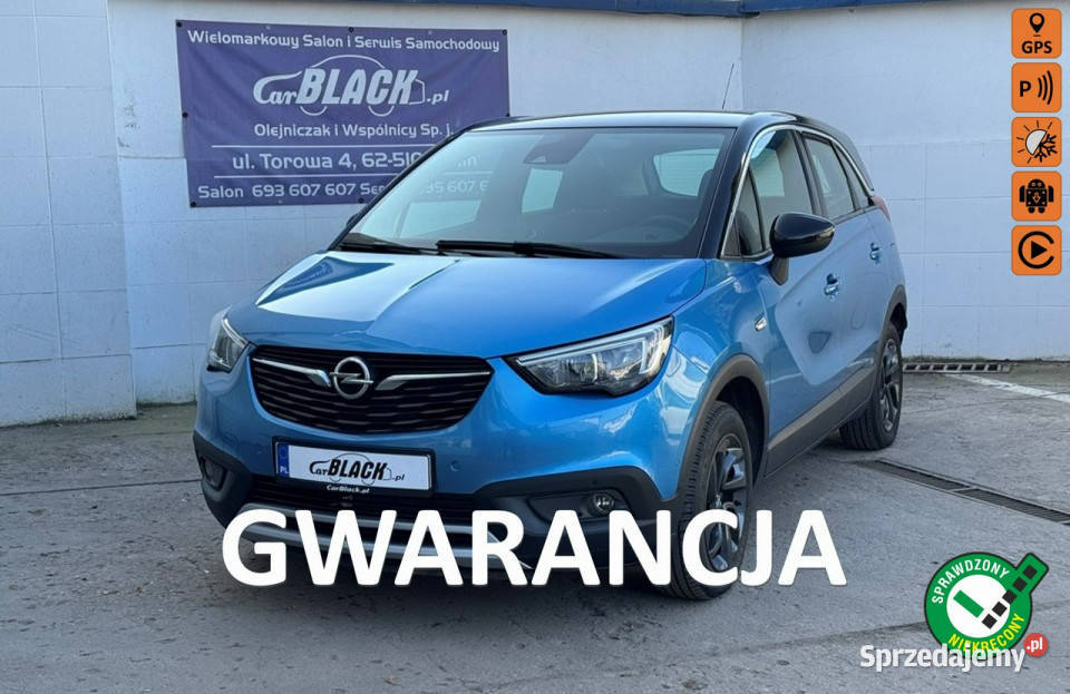 Opel Crossland X Pisemna Gwarancja 12 miesięcy Konin
