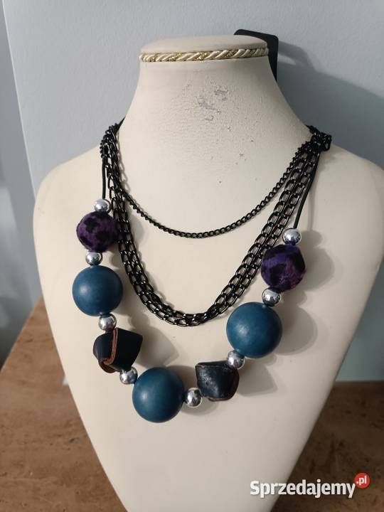 Świetny naszyjnik korale kolory Białystok