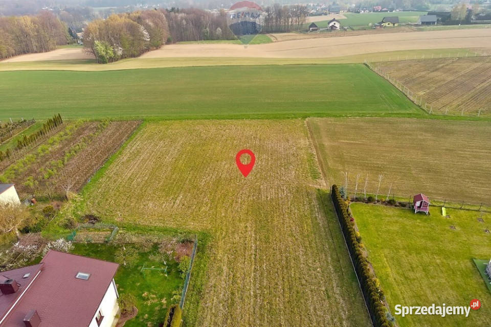 Widokowa działka budowlanaPisarzowice powbielski Pisarzowice