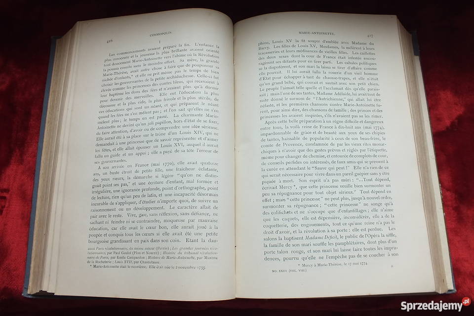 Stara powieść podróżnicza Cosmopolis z 1897 roku Żary sprzedam