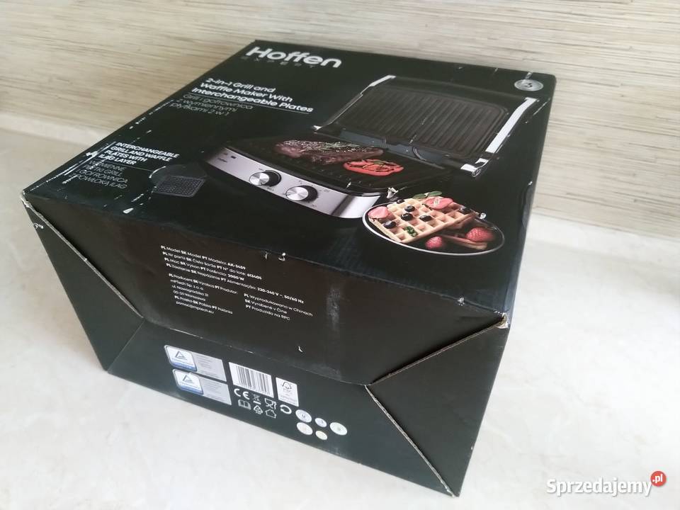 NAJTANIEJ Grill 2 w 1 Gofrownica 2000W z Reg Zabrze