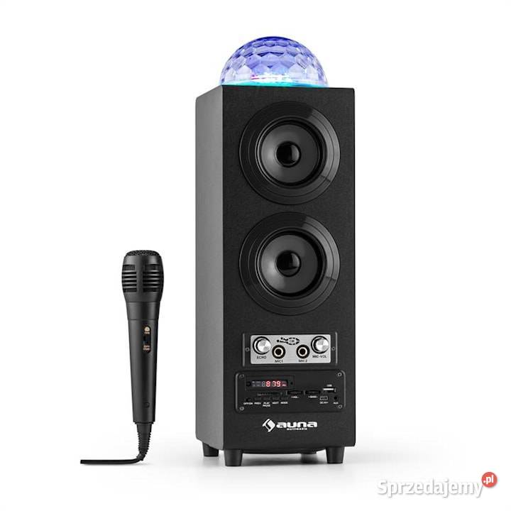 Nowy Głośnik Bezprzewodowy AUNA Bluetooth USB MP3 AUX SD FM