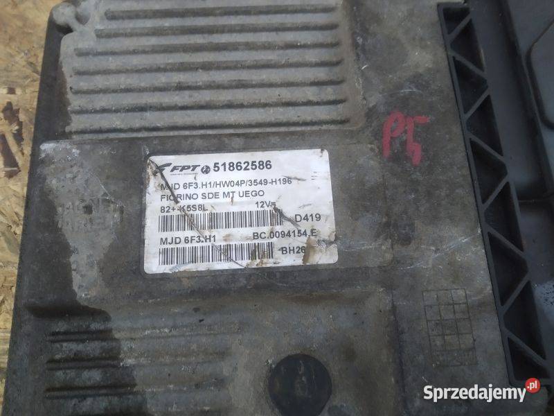 STEROWNIK SILNIKA FIAT FIORINO 13D 51862586 osobowe sprzedam