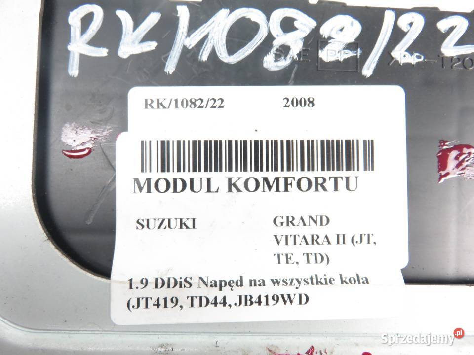 MODUŁ KOMFORTU SUZUKI GRAND VITARA II 3677064JB1 osobowe