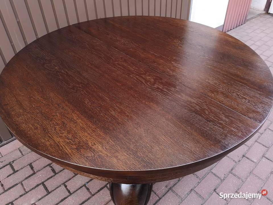 Stół Dębowy 130 Zgrabny Masywny Antyk Stary