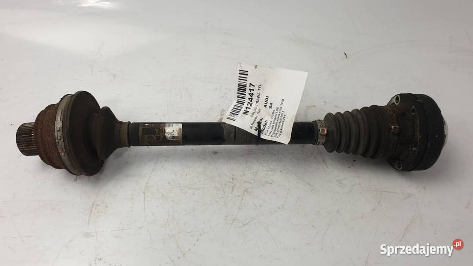 PÓŁOŚ PRAWA TYŁ 8K0501203L AUDI A4 S4 B8 30TFSI Lipno