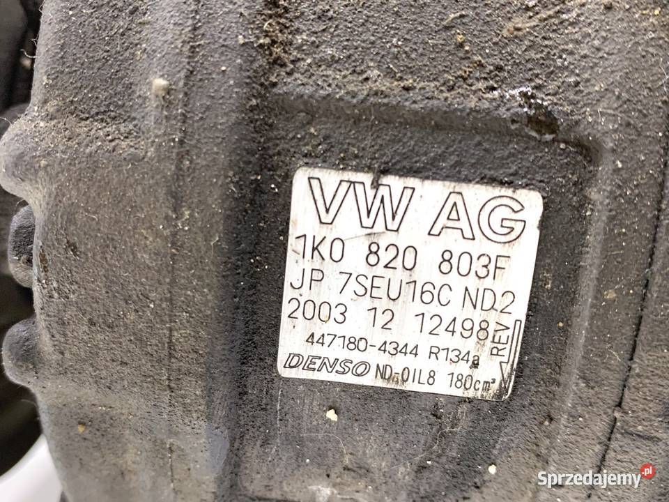 SPRĘŻARKA KLIMATYZACJI VW GOLF V 1K0820803F 14 osobowe