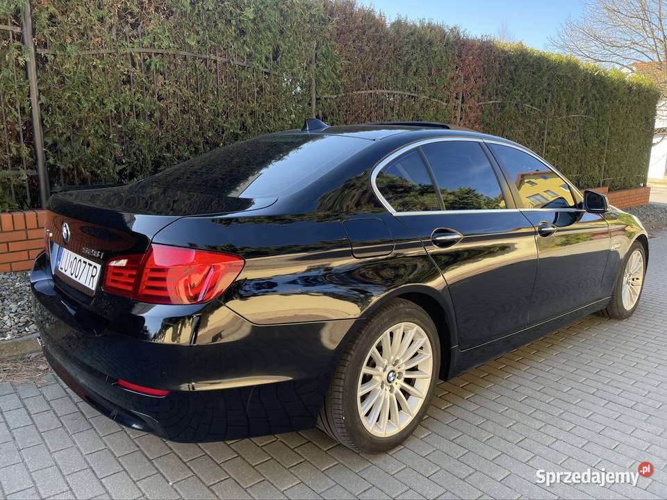BMW F10 528ix xDrive automat skóry czarna serii automatyczna Lublin