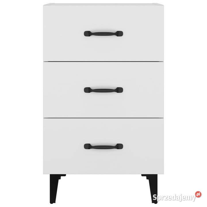 Szafka nocna biała 40x40x66 materiał Nocne sprzedam