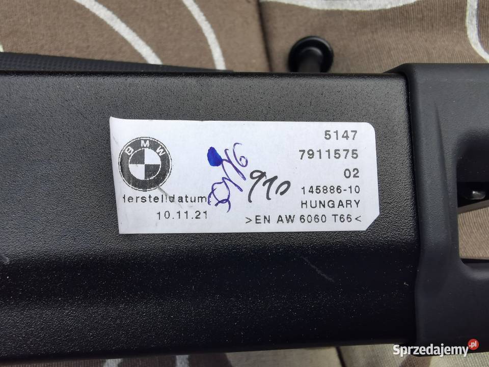 BMW 5 G31 roleta siatka bagażnika Tłuszcz