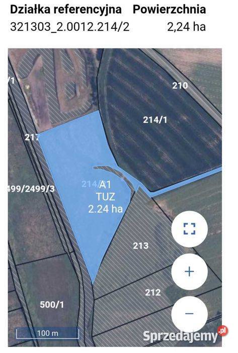Działka rolna strumieni rzeki 22400m2 Sprzedaż zachodniopomorskie Jeżyczki
