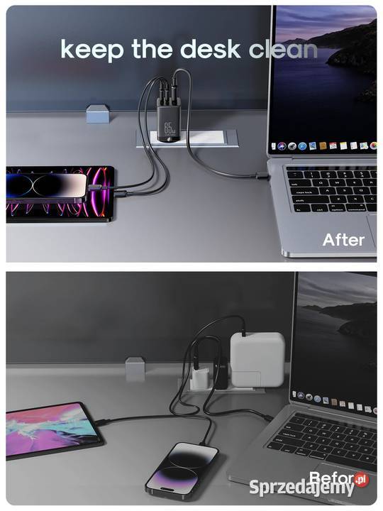 Szybka ładowarka sieciowa USB 2 x typ C USBC QC Siemianowice Śląskie