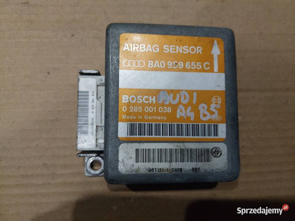 AUDI A4 B5 moduł poduszek airbag 0285001038 Kielce