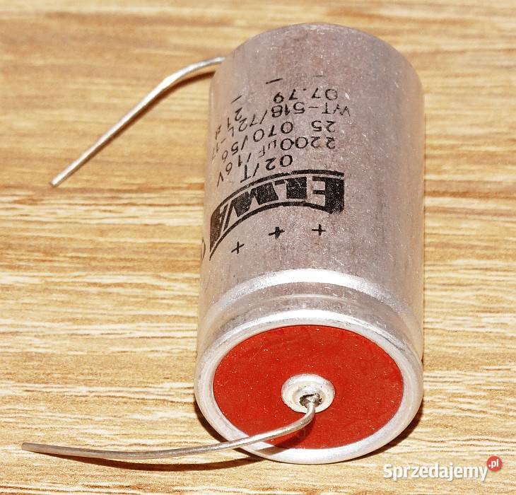 Kondensator elektrolityczny 2200 uF 16 V 02T Gliwice