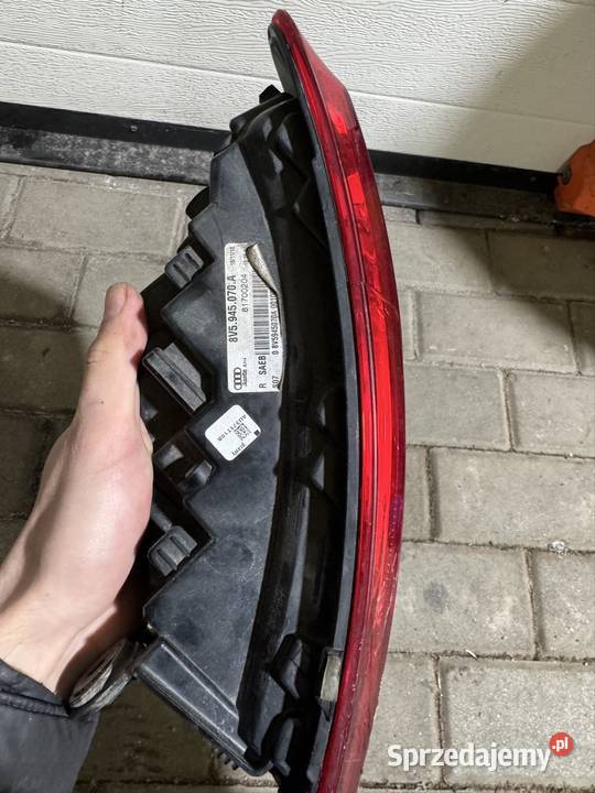 Lampy tył prawa strona Audi a3 8v sedan lift USA prawe Siedlce
