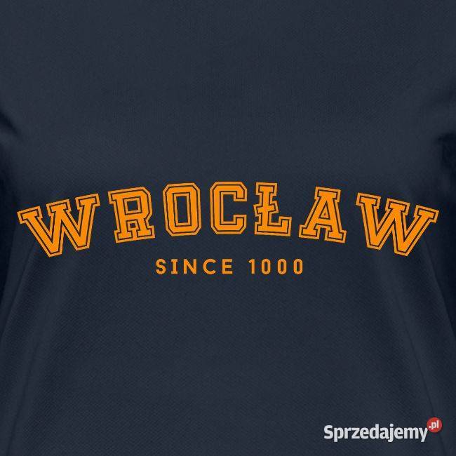 Koszulka damska oddychająca WROCŁAW Streetwear kolorowy Kraków