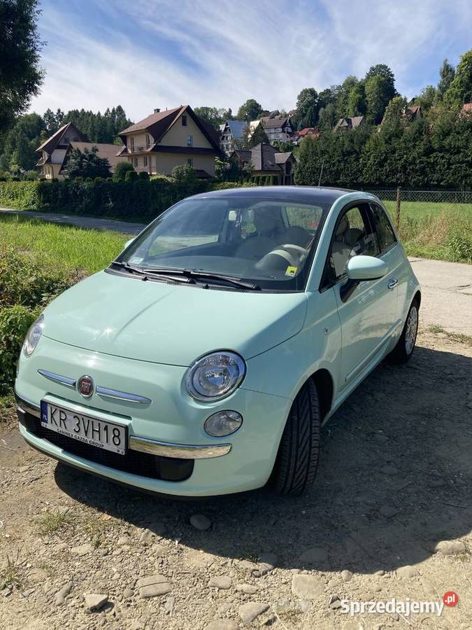 Cudny miętus! Fiat 500, 1.2, 69km, rok 2015, niski przebieg ! Zadbany.