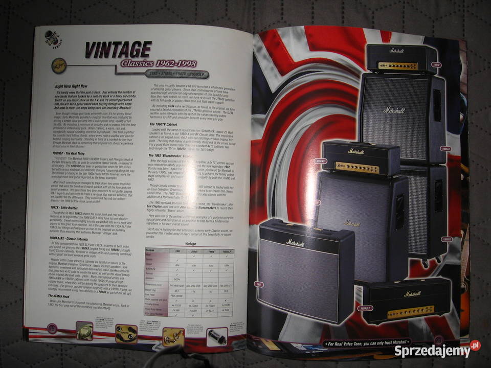 Marshall Amps 1998 Guitar Products Catalog Kępice