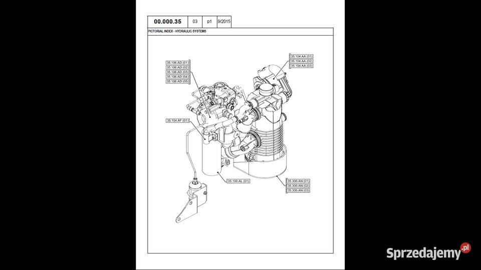 CASE Maxxum 125 multicontroller KATALOG CZĘŚCI Gdańsk