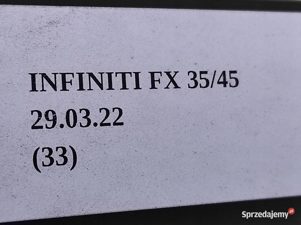 OSŁONA POD KIEROWNICĘ ZAŚLEPKA INFINITI FX35 osobowe Nowy Tomyśl
